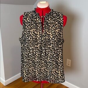 J. Crew Leopard Print Blouse